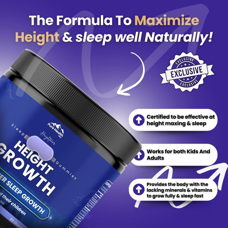 Batanique Heightener Sleep Growth Gummies