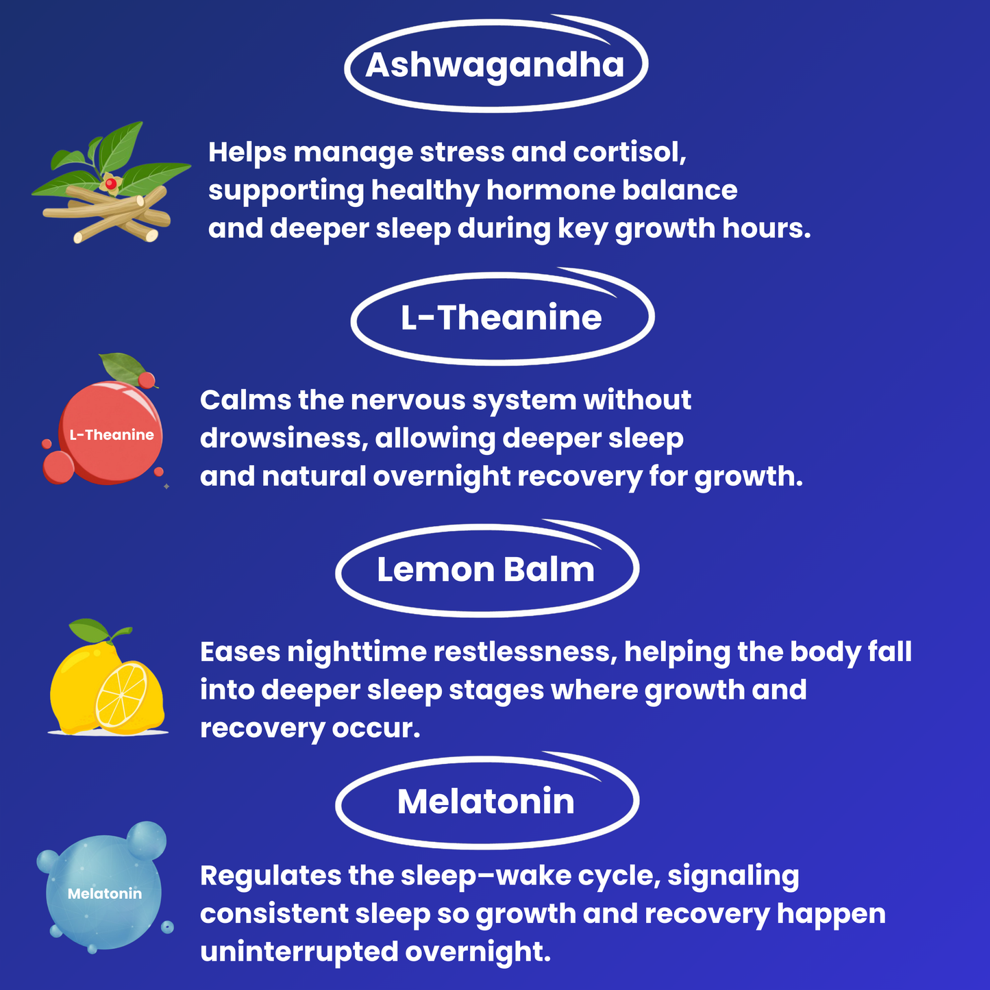 Batanique Heightener Sleep Growth Gummies